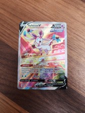 Sylveon V (Alternate Full Art) 184/203 SWSH07: Evolving Skies Holo on eBay