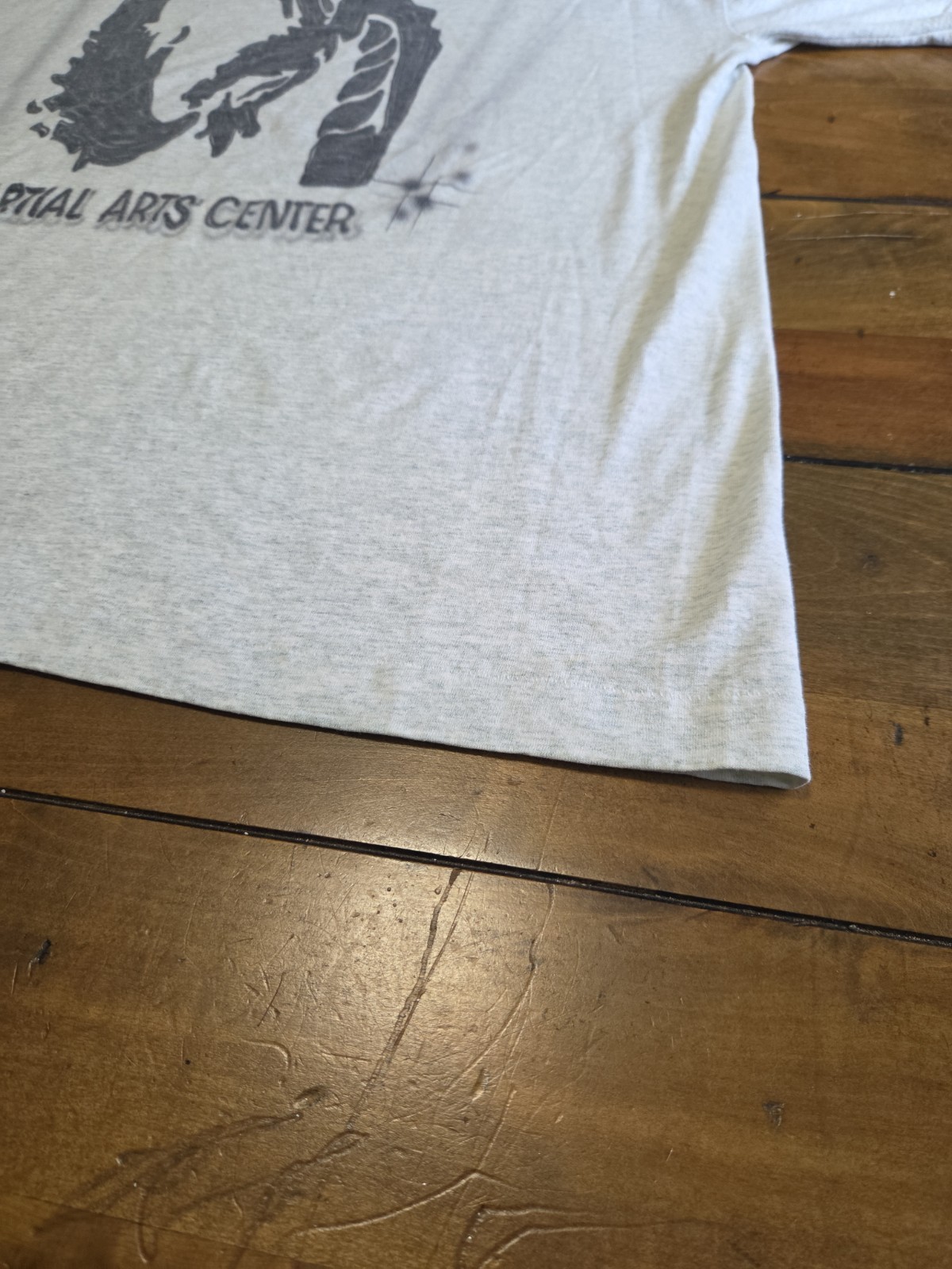 Vintage 90s Skip Hall Martial Arts Center Shirt XL Single Stitch Hand Airbrushed image 10