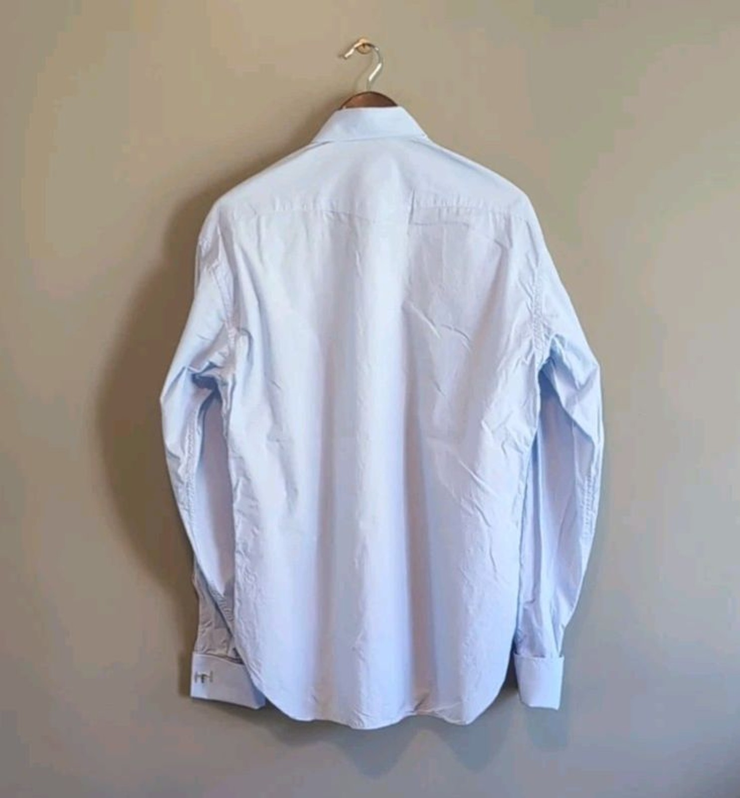 Patrick Hellmann Size 39 Medium Button Up Dress S… - image 7