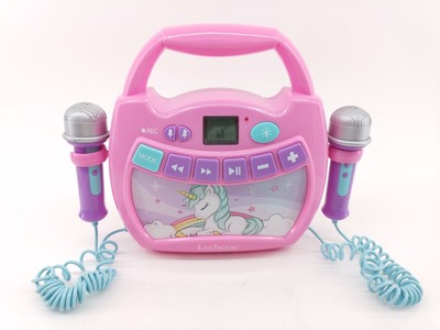 Lexibook Karaoke Player Einhorn MP320UNIZ mit Mikrofon & Bluetooth pink