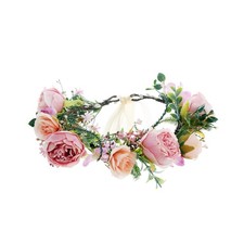 Fairy Floral Crown Woodland Headband Elf Flower Headpiece Halo