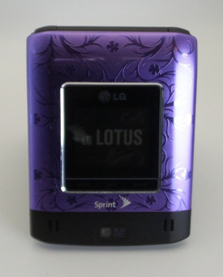 LG Lotus (LX600) Floral Purple Cell Phone for Sprint - USED/WORKS