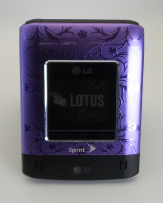 #ad LG Lotus LX600 Floral Purple Cell Phone for Sprint USED WORKS $44.99