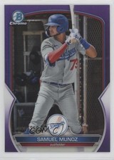 2023 Bowman Chrome Prospects Purple Refractor /250 Samuel Munoz #BCP-80 0xi8