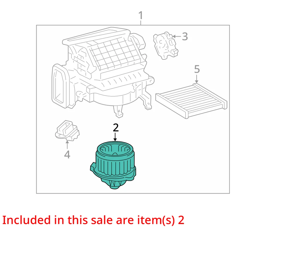 Lexus ES330 2005 calefacción aire acondicionado motor fabricante original 136 k millas - LKQ430502271 Foto 4 de 4