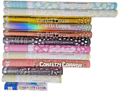 2 oder 4 Confetti Cannone  Konfetti Kanonen Party Hochzeit  verschiedene Auswahl