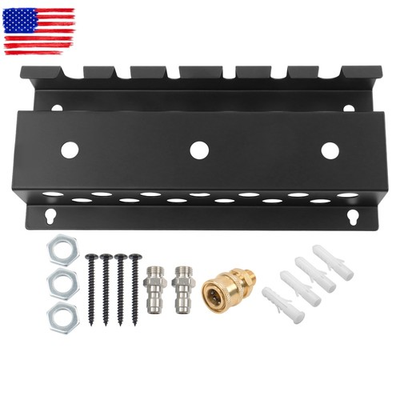 #ad 3 x 1 4quot; Male amp; Female Quick Connect Pressure Washer Gun Holder Wall Mount $20.16