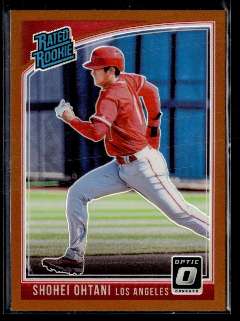 2018 Donruss Optic Shohei Ohtani Bronze Running #56 Rookie Angels UZ2315