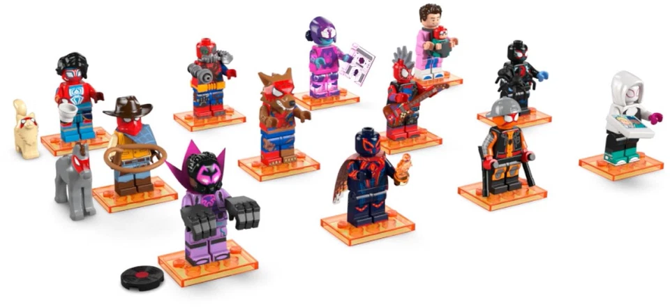 LEGO 71050 Minifigures Spider-man Across the Spider Verse Set of 12  (IN STOCK) - Image 2 of 4