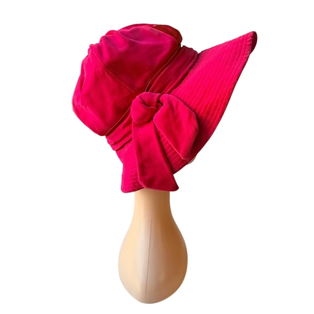 Pink Velvet One Size Vintage Hats for Women for sale | eBay display picture 2