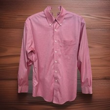 Brooks Brothers The Original Polo Shirt Mens Medium Long Sleeve Button Down