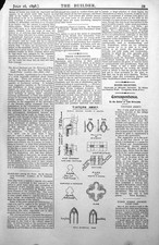 Old Tintern Abbey Details Sections Cliff Hotel Gorleston-On-Sea 1898 0 Victorian
