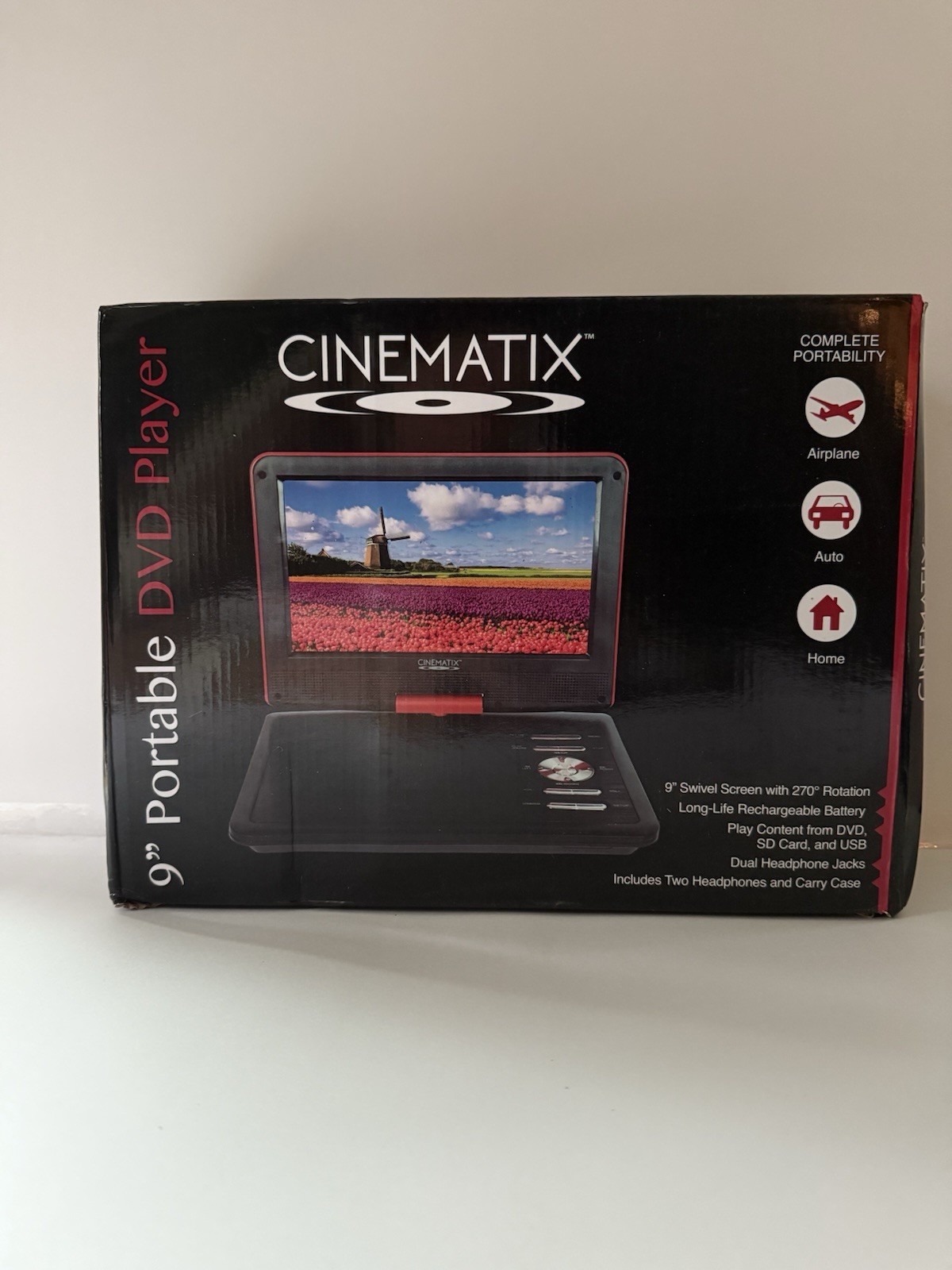 With Swivel Screen In Purple New In Box