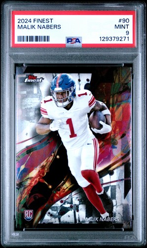 2024 TOPPS FINEST #90 MALIK NABERS PSA 9