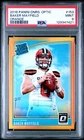 2018 Donruss Optic Baker Mayfield #153 Orange Rookie Card #'d 165/199 PSA 9 MINT