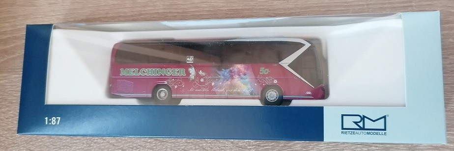 Rietze 73816 - 1/87 Neoplan Tourliner '16 Melchinger Travel - New