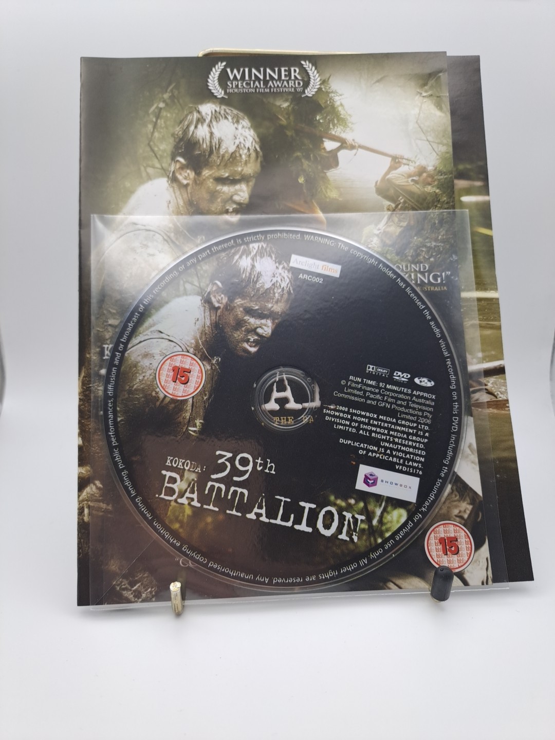 Kokoda - 39th Battalion DVD Drama (2008) Jack Finsterer Disc Only