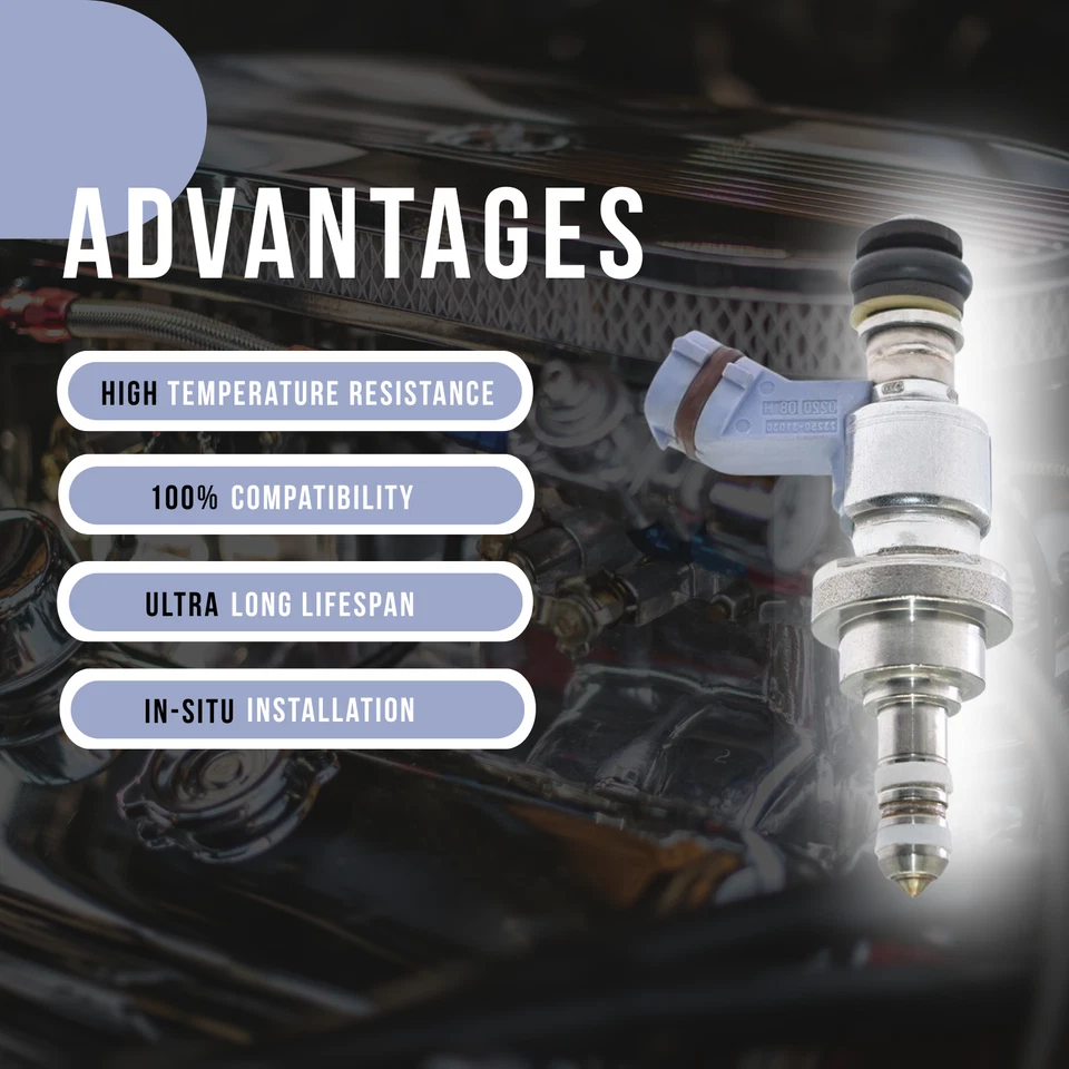 6 оригинальных топливных форсунок Denso для Lexus RC350 3,5 л V6 2015 2016 2017 2018 годов выпуска - Изображение 2 из 4