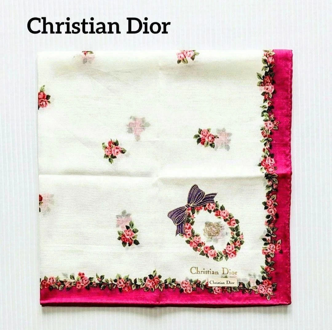 Mouchoir Christian Dior coton 45 cm 17
