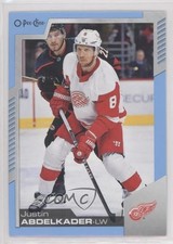2020-21 O-Pee-Chee Blue Border Justin Abdelkader #347 x6g