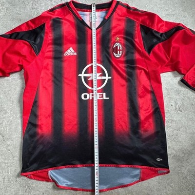 AC Milan 04/05 #3 Maldini Long Sleeve Jersey L Champions League