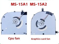 CPU GPU cooling fan for MSI MS-15A1 MS-15A2 BS5405HS-U6P BS5405HS-U6Q