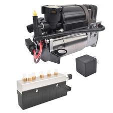 Air Suspension Compressor Pump + Valve Control Unit For Mercedes S-Class W220