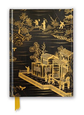 Flame Tree Publishing | Chinese Lacquer Black & Go*d Screen (Foiled Journal)