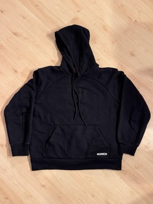 032C Pullover Hoodie, Schwarz, Größe L