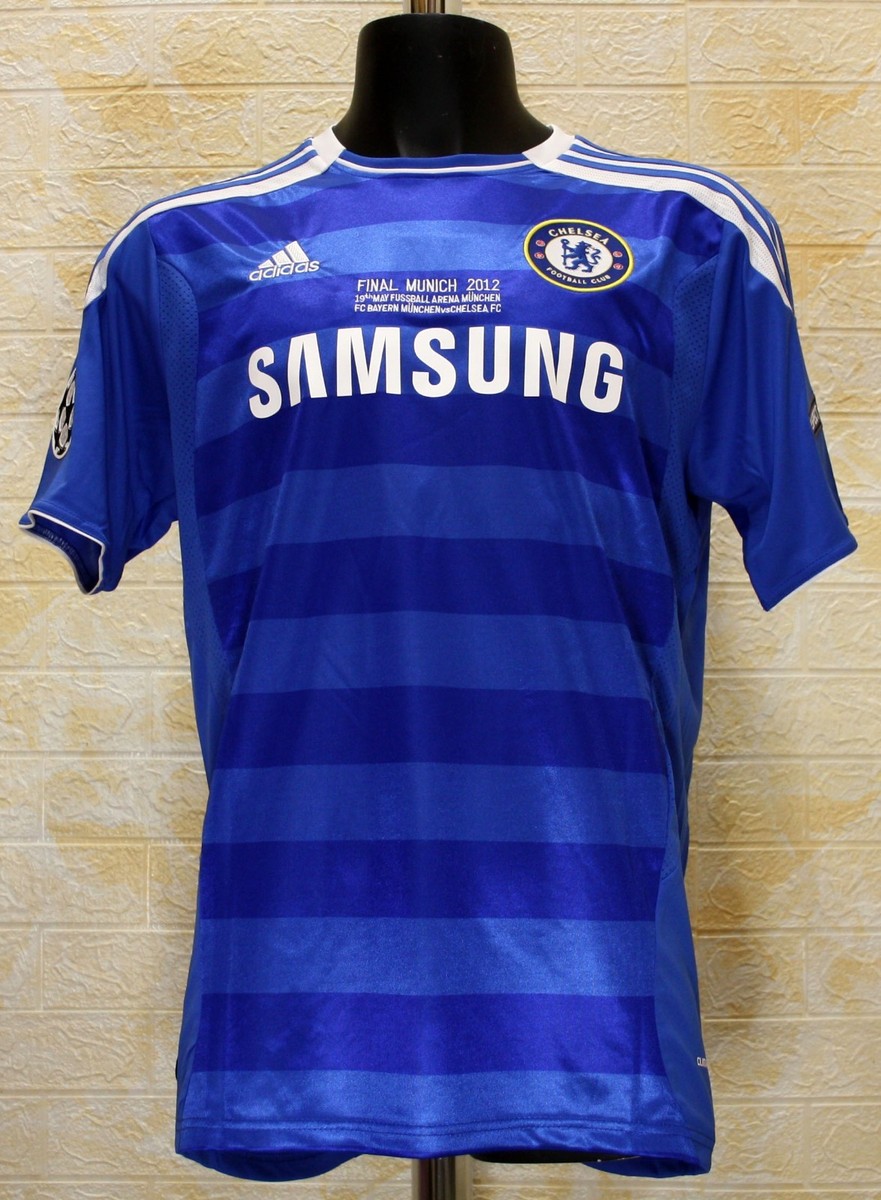 FC Chelsea 2012 UEFA CL final Munich jersey shirt Lampard #8 | eBay