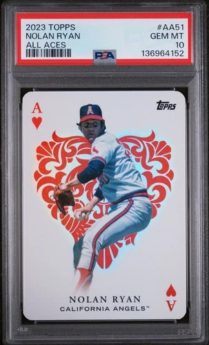 Nolan Ryan 2023 Topps Update Series All Aces PSA 10 Gem Mint #AA-51