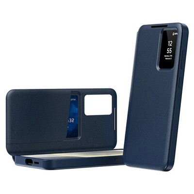 For Samsung Galaxy S26 Ultra Case with Card Holder Smart View Window Leather