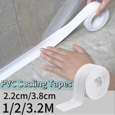 Bath Kitchen Caulk Tape Sealant Strip PVC Self Adhesive Toilet Wall Sealing Tape
