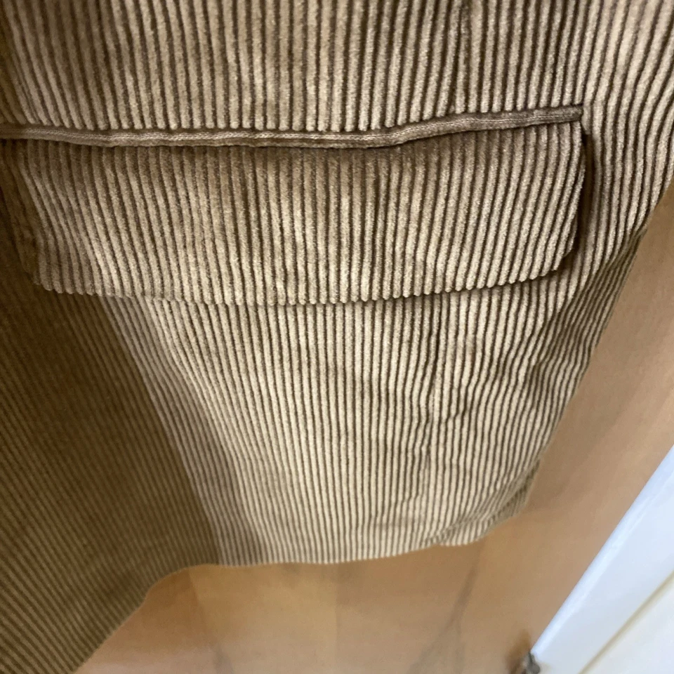 Ralph Lauren Pana Para Hombres Marrón Abrigo Deportivo Chaqueta Con Forro Paisley 44 Largo Foto 4 de 4