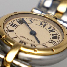 CARTIER 166920 PANTHERESM WATCH beige SS/GF QZ 7