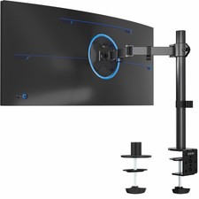 VIVO Single 13 to 38 inch Ultrawide Monitor Arm Desk Mount, 16" Tall, Black