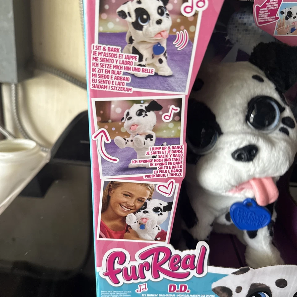 furReal D.D. My Dancin’ Dálmata, Peluche interactivo de 8 pulgadas, para niños y niñas Foto 3 de 4