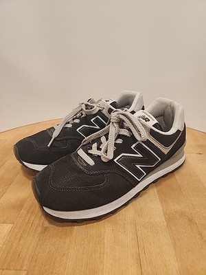 New Balance 574 Classic Women's 9.5US Wide Black/Gray Running Shoes