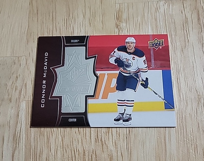2020-21 Upper Deck Extended Series CONNOR MCDAVID SPx Finite /2999 #SF-12 Oilers