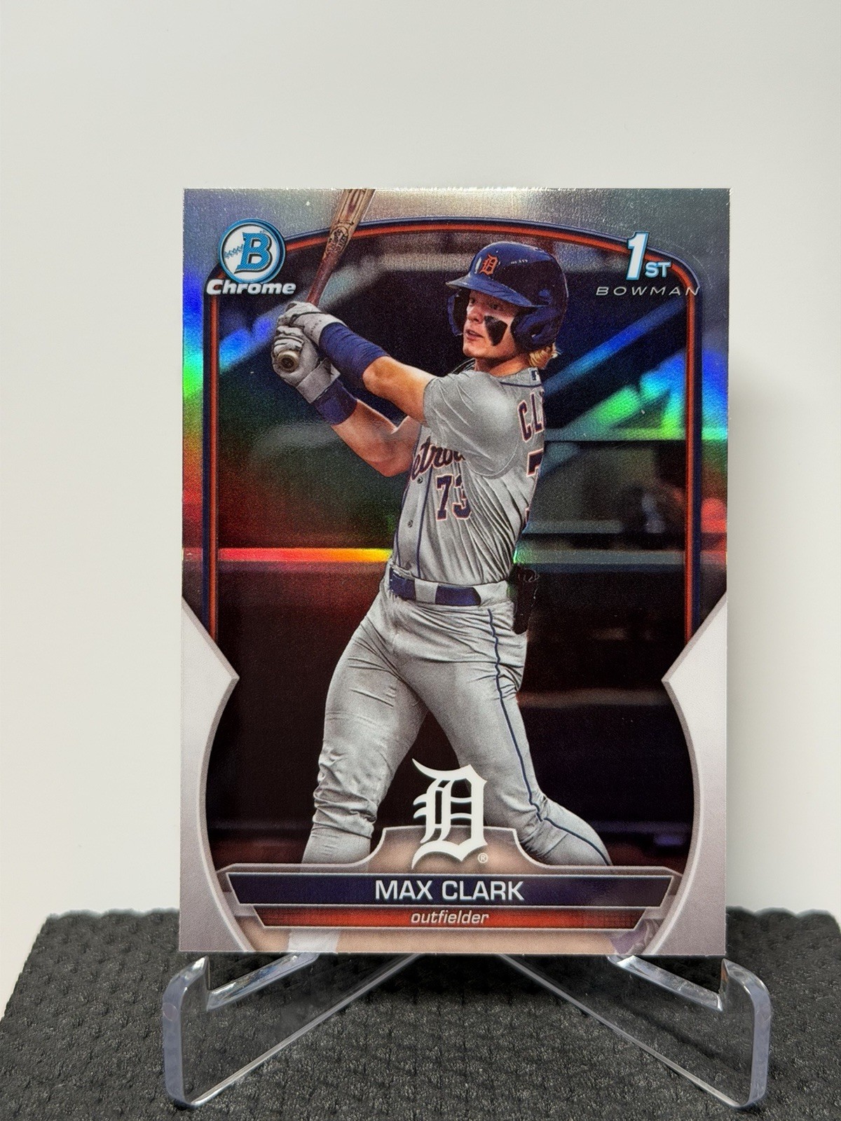 2023 Bowman Draft Chrome - Max Clark 1st Refractor BDC-76