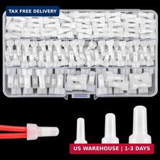 250 Pcs Closed End Crimp Connectors, 22-16/16-14/12-10 AWG Gauge Nylon Insulated
