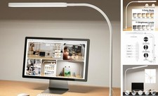 Led Desk Lamp - 33.5" Desk Light - Flexible Gooseneck - 5 White gooseneck