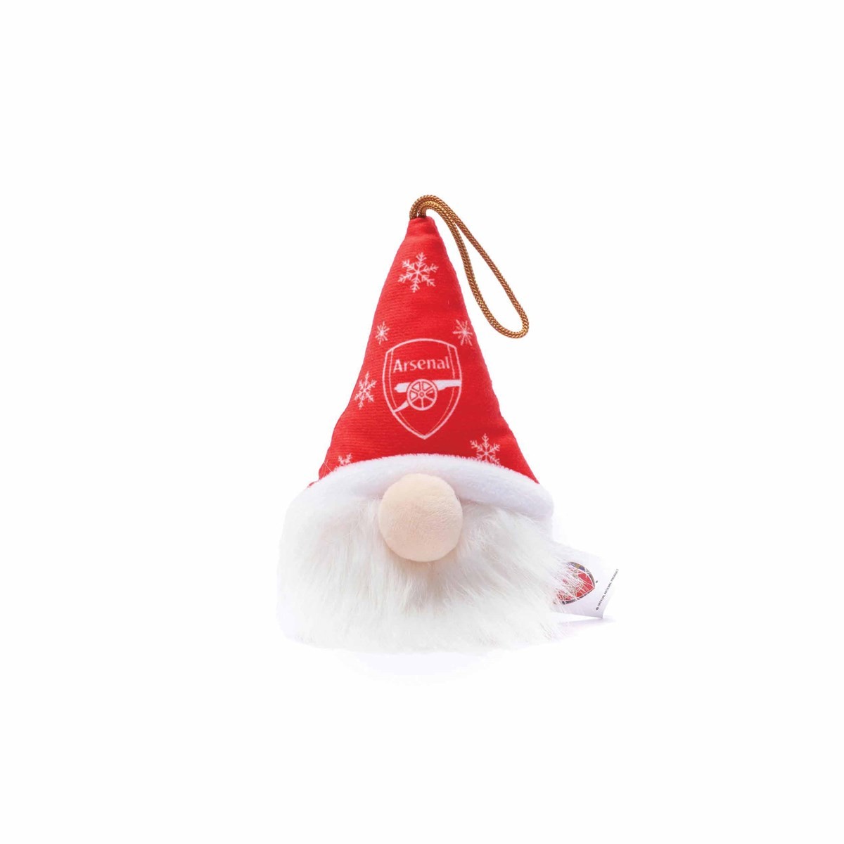Arsenal FC Snowflake Gonk Ornament, Christmas Ornaments & Stockings, Gift