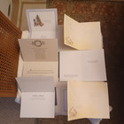 25  Xmas Cards w/ Envelopes.Each card has a biblical scripture.Calender & planer — photo 2