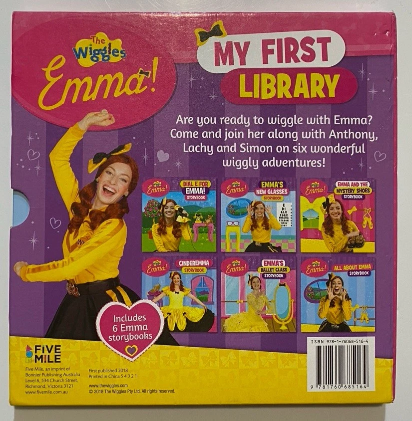 The Wiggles My First Library Emma! Storybooks Box Set x6 Books PB Childrens Emma - Image 2 of 4