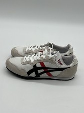 Onitsuka Tiger Serrano Men  s Sz 8 White Gray Black Nylon Suede Sneakers 1183A237