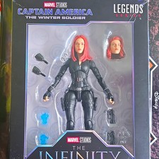 Hasbro Marvel Legends Black Widow Winter Soldier Figure + Head + Pistol 4+