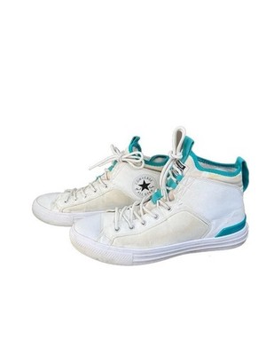 Converse Chuck Taylor All Star Ultra Mid White/Turbo Green Sneakers, M10.5