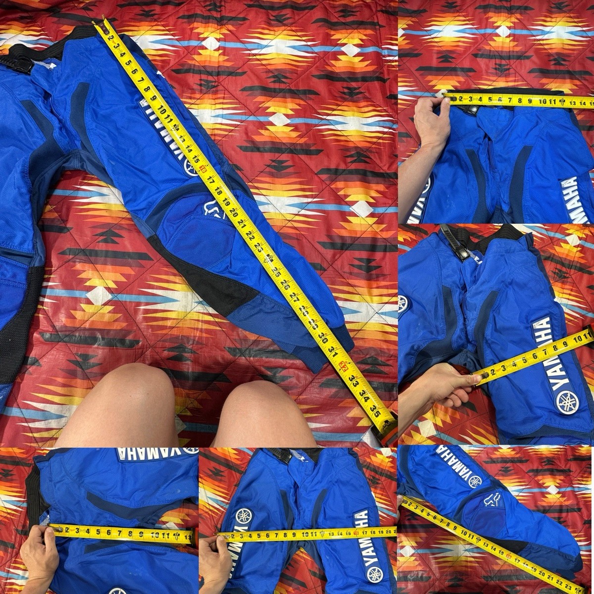 Fox Racing 180 Yamaha Blue Racing Motocross Pants Youth Size 28