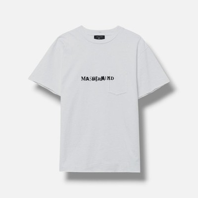 John Elliott Mens' White Mastermind Lucky Cotton T-Shirt Size S